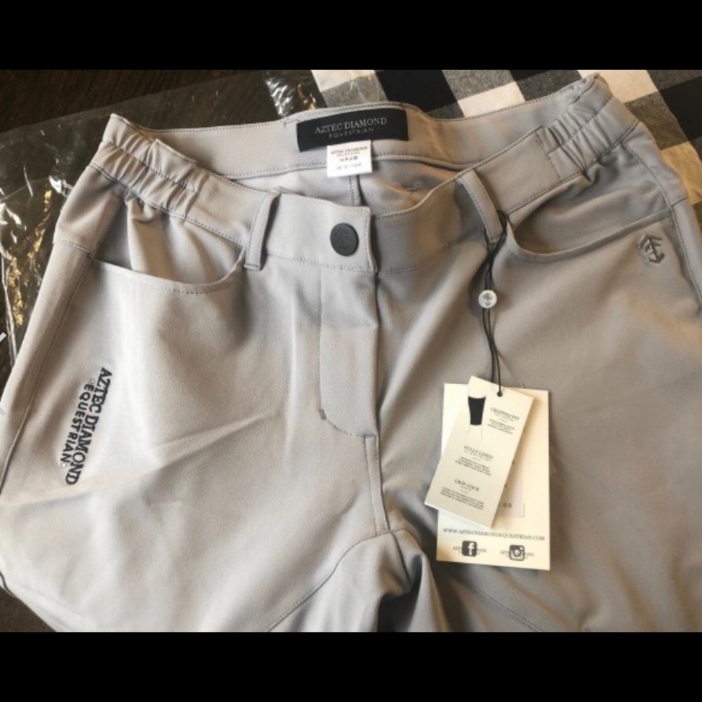 Aztec diamond equestrian breeches
